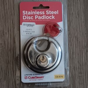 Stainless Steel Disc Padlock